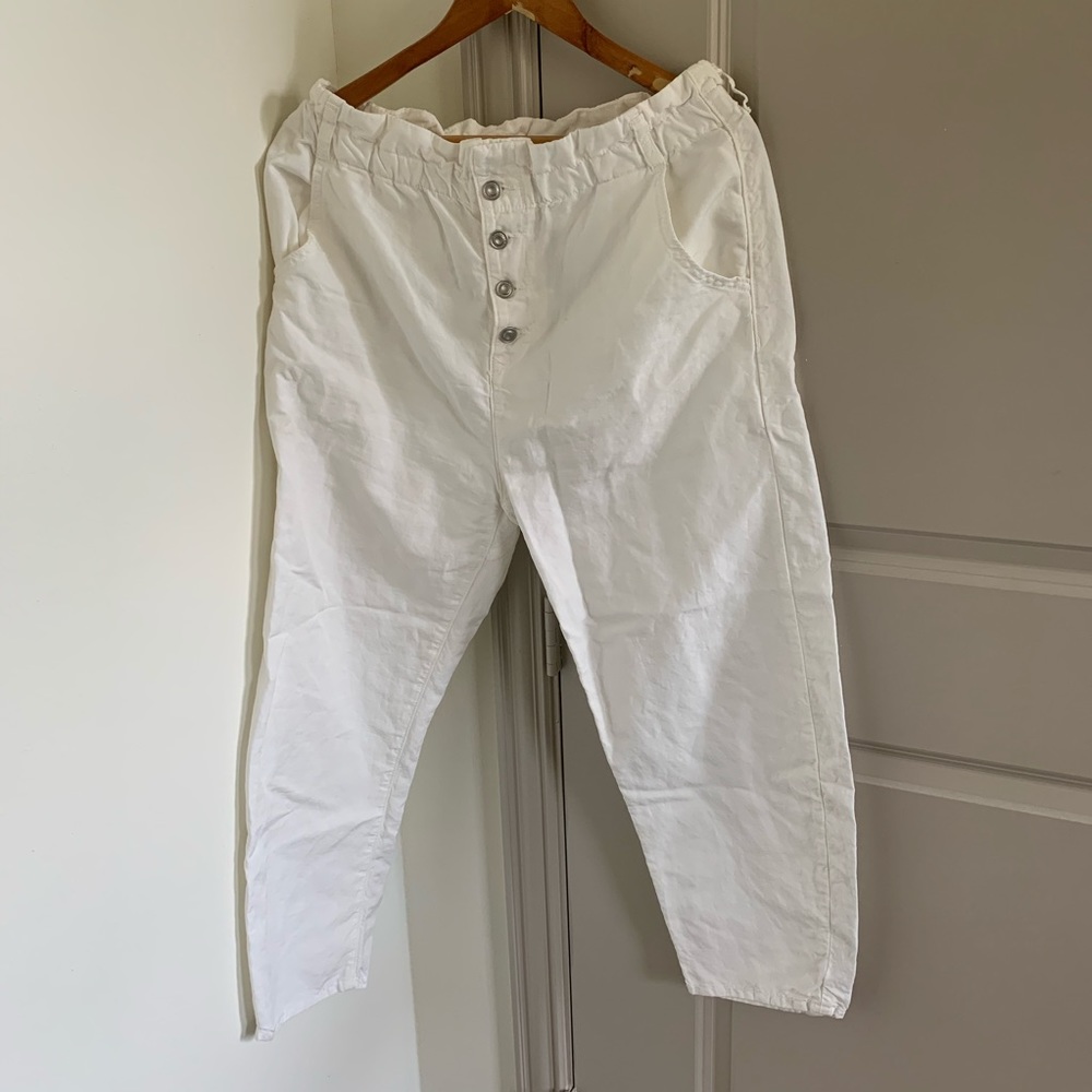 Zara Basics Linen Pant